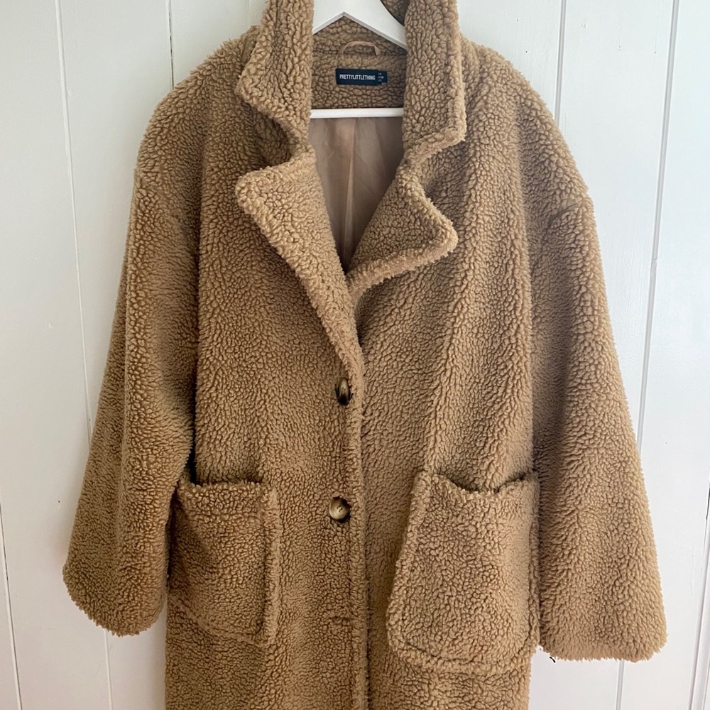 Oversized Teddy Trench